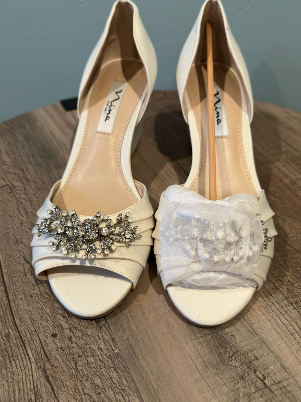 Nina Ivory Luster Bridal Shoes